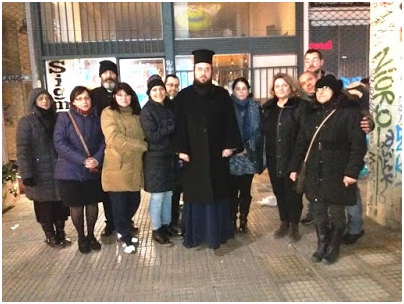 ΤΟ  ΦΙΛΟΠΤΩΧΟ ΤΟΥ ΙΕΡΟΥ ΝΑΟΥ ΑΓΙΑΣ ΓΛΥΚΕΡΙΑΣ, ΠΟΛΙΟΥΧΟΥ ΓΑΛΑΤΣΙΟΥ ΚΟΝΤΑ ΣΤΟΥΣ ΑΣΤΕΓΟΥΣ ΜΙΑ ΚΡΥΑ ΝΥΚΤΑ ΤΟΥ ΧΕΙΜΩΝΑ