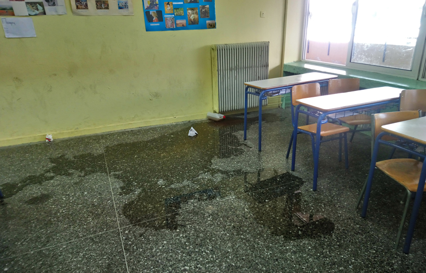Εμπόλεμη ζώνη το 1ο Λύκειο Γαλατσίου – Οι μαθητές κινδυνεύουν