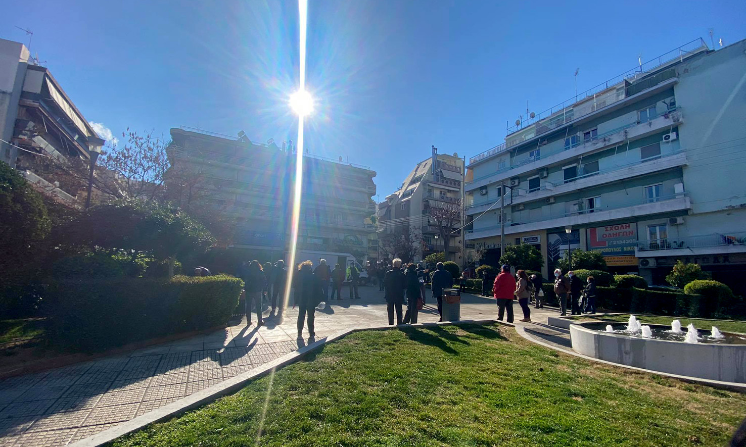 Αποτέλεσματα των rapid tests από την κινητή μονάδα του ΕΟΔΥ  στην πλατεία Μανδηλαρά