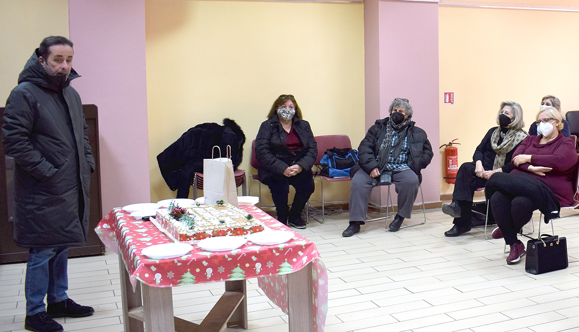 Κοπή βασιλόπιτας της εθελοντικής ομάδας Κοινωνικής Υπηρεσίας