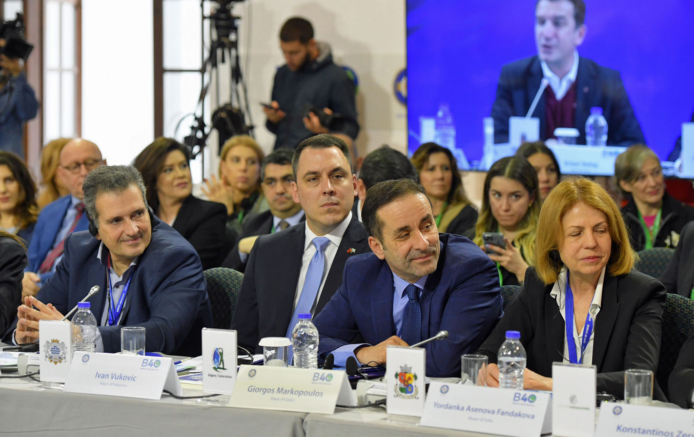 Ο Δήμαρχος Γαλατσίου συμμετείχε στη Σύνοδο του Βαλκανικού Δικτύου Πόλεων Β40