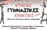 Γυμναστικές επιδείξεις από τον Α.Σ. Μέγα Αλέξανδρο