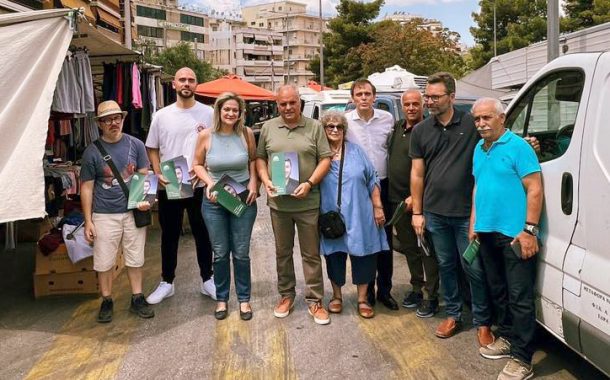 Δράσεις ΠΑΣΟΚ Γαλατσίου στην  αγορά και σε γειτονιές της πόλης μας