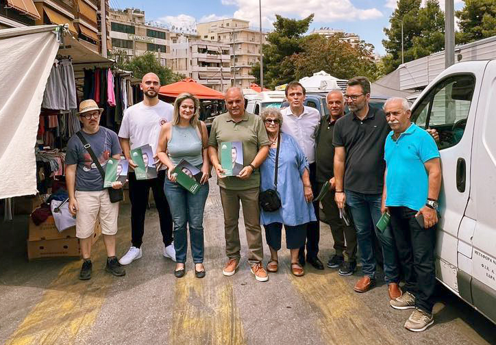 Δράσεις ΠΑΣΟΚ Γαλατσίου στην  αγορά και σε γειτονιές της πόλης μας